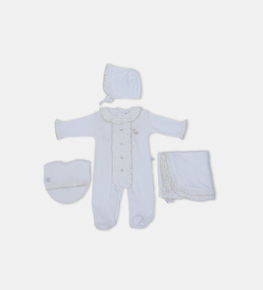 Cotton Ruffle Onesie Gift Set