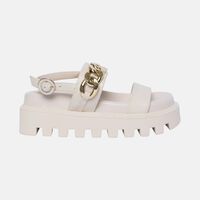 Tractored Chain Flatform Sandals