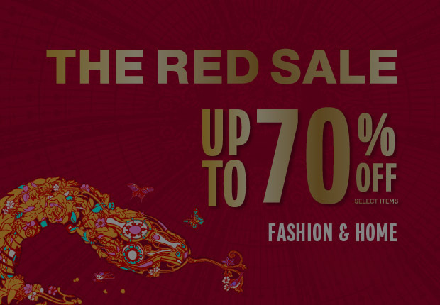 Red Sale Up to 70% Off at Galeries Lafayette Dubai.